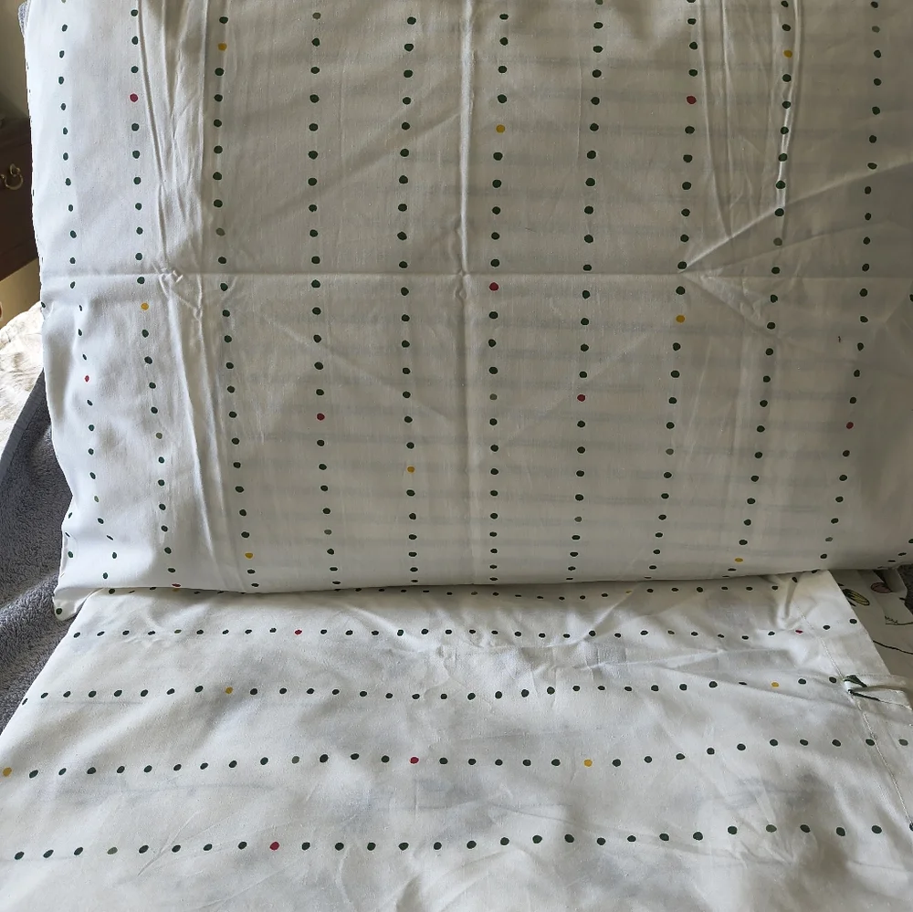 IKEA NattsLanda Twin Floral Duvet Cover Pillowcase Set Multicolor Bedding